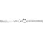 Bracelet Anne-sylvieae Argent Blanc - Bracelets cha&icirc;ne Femme | Histoire d&rsquo;Or