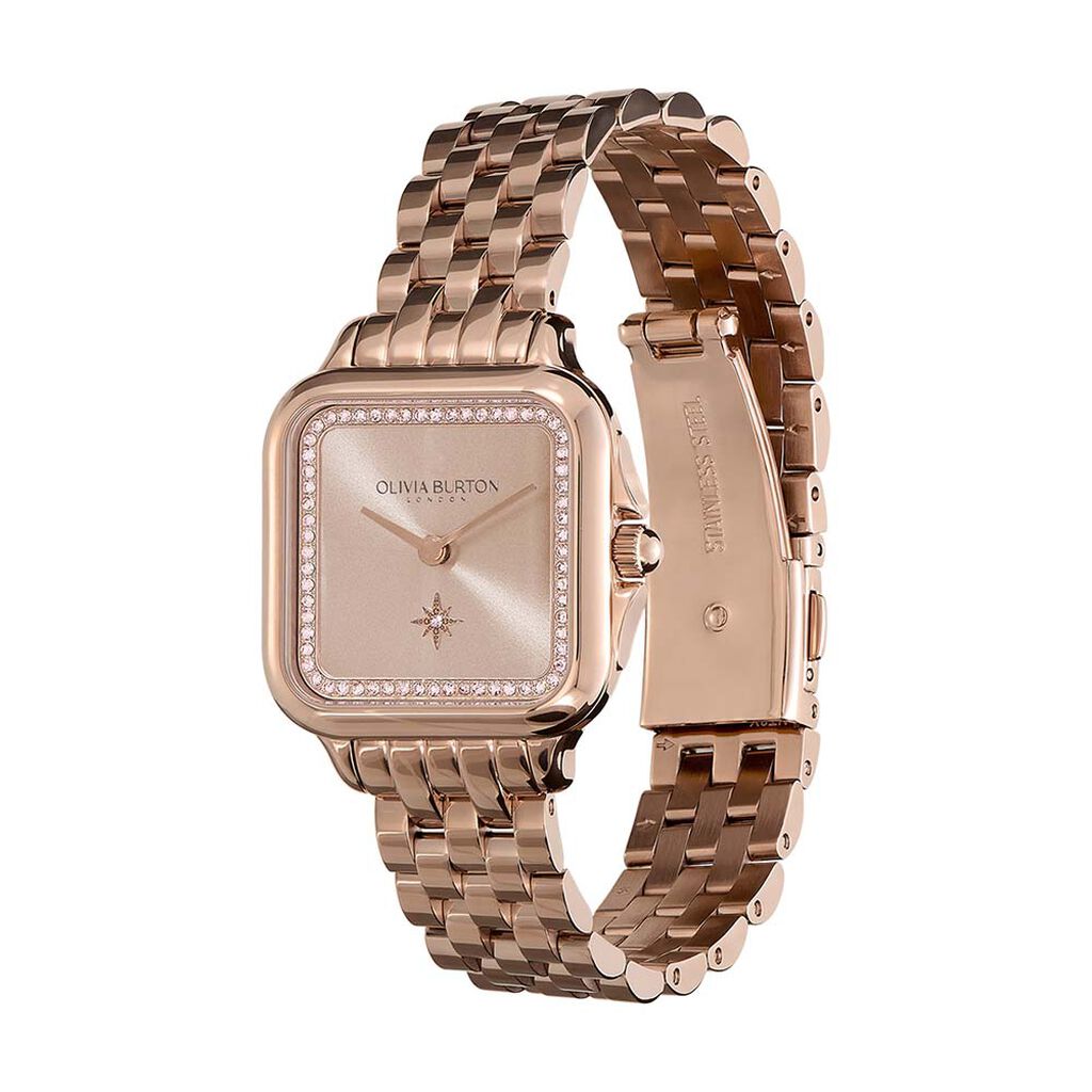 Montre Olivia Burton Grosvenor Rose - Montres Femme | Histoire d’Or