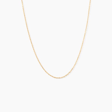 Chaîne Igoa Maille Forçat Diamantee Or Jaune - Chaines Femme | Histoire d’Or