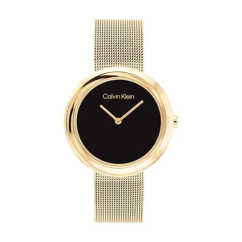 Montre Calvin Klein Twisted Bezel Noir - Montres Femme | Histoire d&rsquo;Or