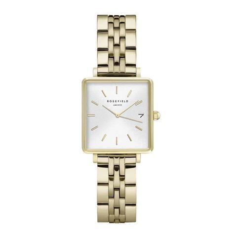 Montre Rosefield The Mini Boxy Blanc - Montres Femme | Histoire d&rsquo;Or