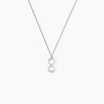 Collier Zayra Argent Blanc Oxyde De Zirconium - Colliers fantaisie Femme | Histoire d&rsquo;Or