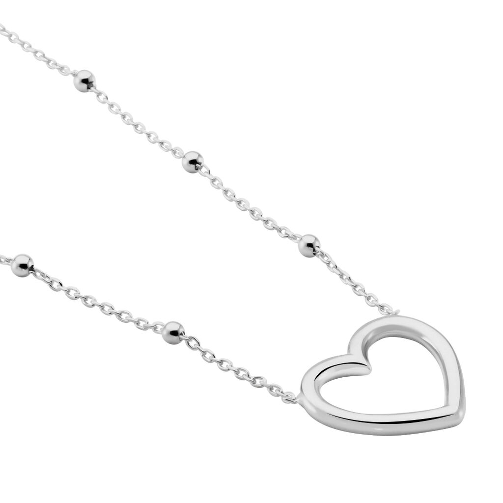 Collier Argent Blanc Gyoso - Colliers fantaisie Femme | Histoire d’Or