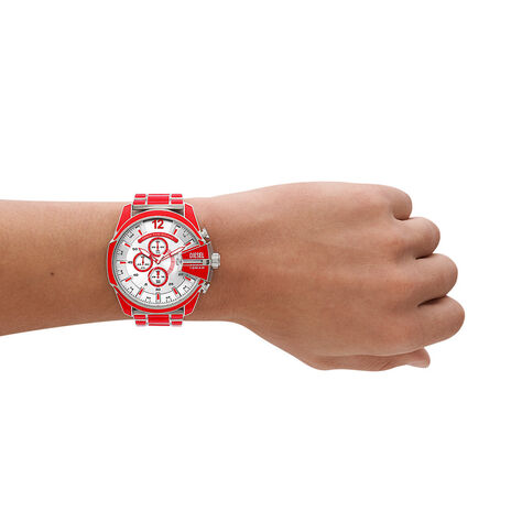 Montre Diesel Mega Chief Argenté - Montres Homme | Histoire d’Or