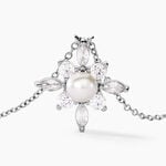 Collier Rhoda Argent Blanc Perle De Culture Oxyde De Zirconium - Colliers fantaisie Femme | Histoire d&rsquo;Or