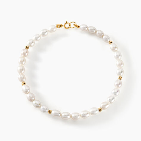 Bracelet Ciriola Or Jaune Perle De Culture - Bracelets Femme | Histoire d’Or