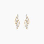 Boucles D'oreilles Puces Demelza Or Jaune Oxyde De Zirconium - Clous d'oreilles Femme | Histoire d&rsquo;Or