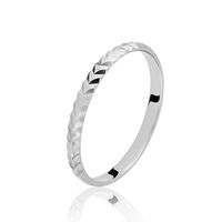 Alliance Calista Diamantee Demi Jonc Classique Or Blanc