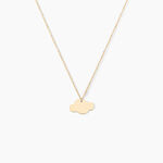 Collier Helenia Nuage Gravable Or Jaune - Colliers Enfant | Histoire d&rsquo;Or
