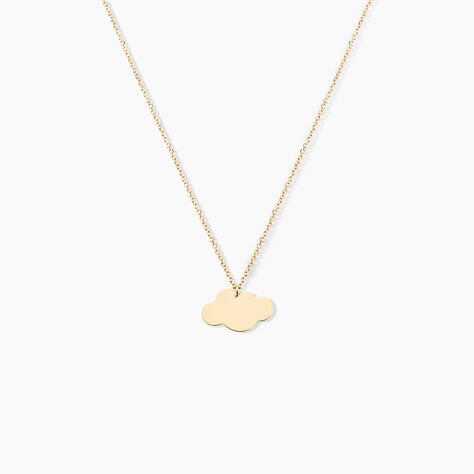 Collier Helenia Nuage Gravable Or Jaune - Colliers Enfant | Histoire d&rsquo;Or