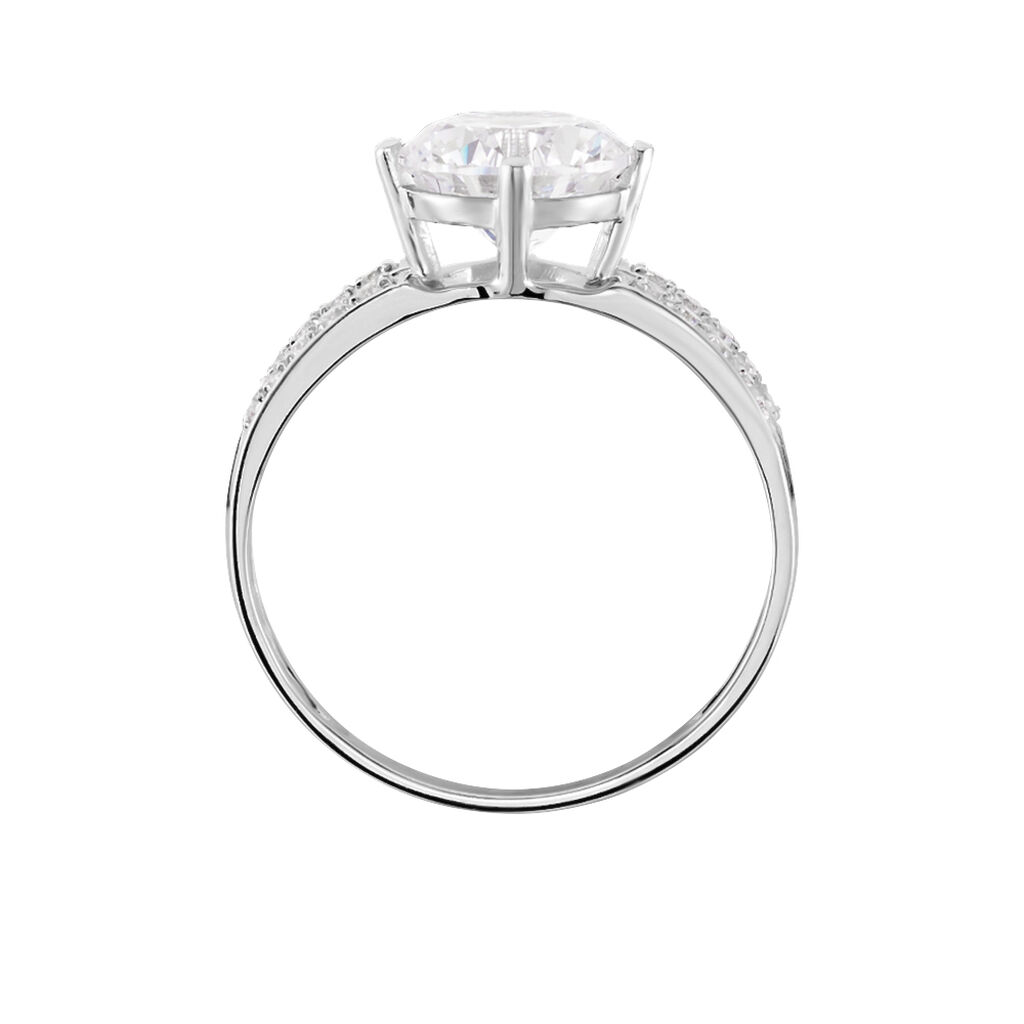 Solitaire Amri Or Blanc Oxyde - Bagues solitaires Femme | Histoire d’Or