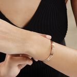 Bracelet Jonc Edmoneae Plaqu&eacute; Or Jaune - Bracelets joncs Femme | Histoire d&rsquo;Or