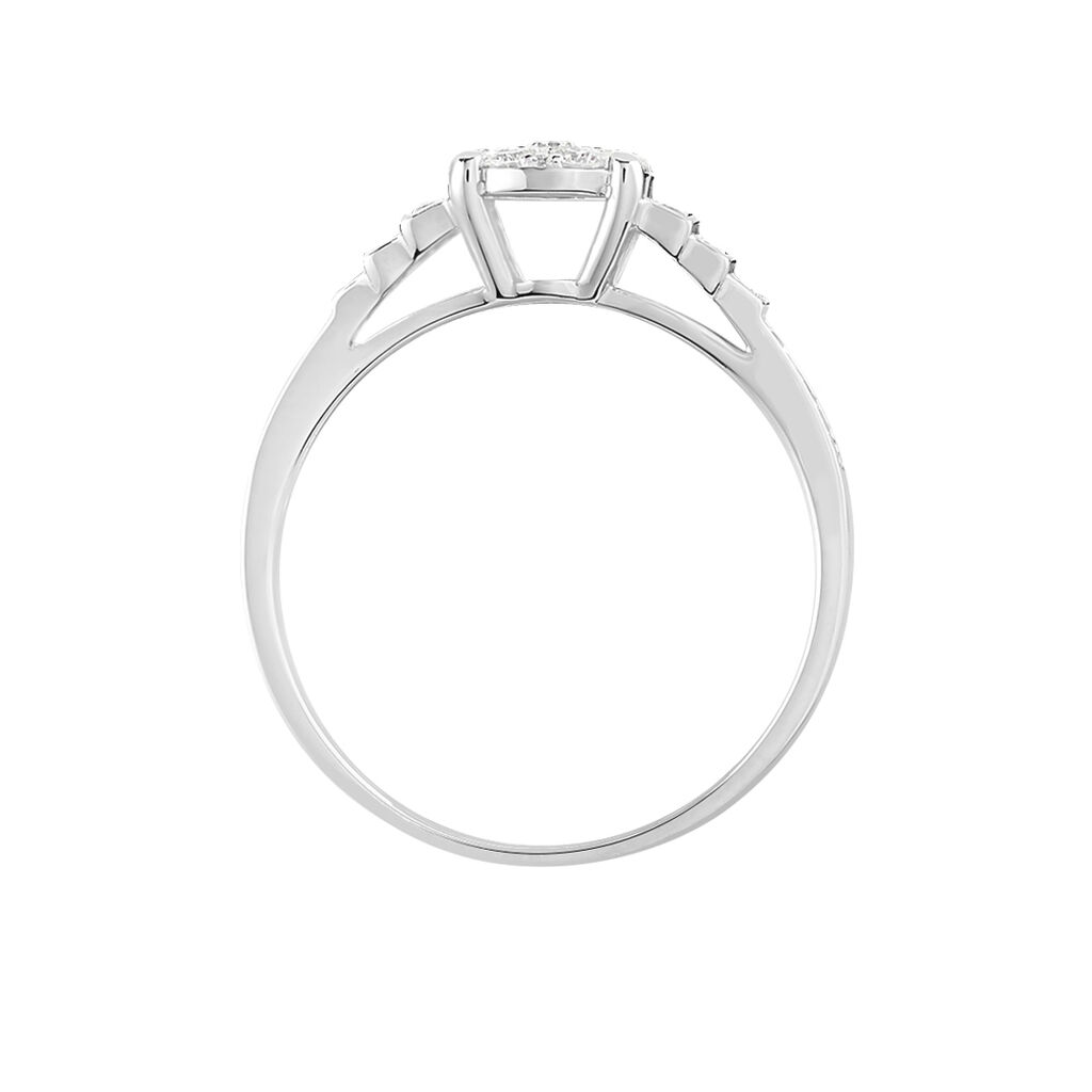 Bague Andreas Or Blanc Diamant - Bagues avec pierre Femme | Histoire d’Or