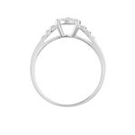 Bague Andreas Or Blanc Diamant - Bagues avec pierre Femme | Histoire d&rsquo;Or