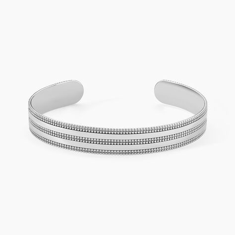 Bracelet Jonc Ayo Argent Blanc - Bracelets joncs Femme | Histoire d&rsquo;Or