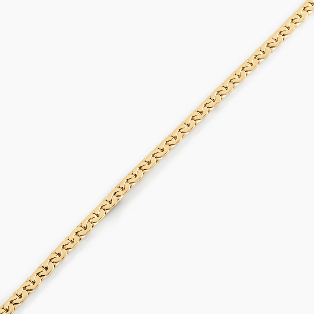Bracelet Ivy Maille Haricot Or Jaune - Bracelets cha&icirc;ne Femme | Histoire d&rsquo;Or