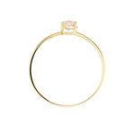 Bague Valentino Or Jaune Quartz - Bagues solitaires Femme | Histoire d&rsquo;Or