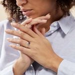 Bague Solitaire Kelvyn Argent Blanc Oxyde De Zirconium - Bagues solitaires Femme | Histoire d&rsquo;Or