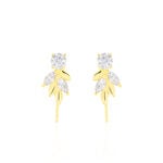 Bijoux D'oreilles Alexine Or Jaune Oxyde De Zirconium - Ear cuffs Femme | Histoire d&rsquo;Or