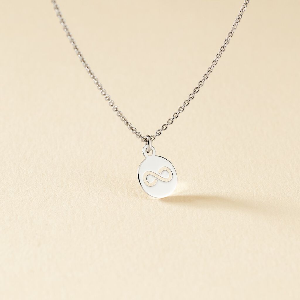 Collier Shereen Argent Blanc - Colliers fantaisie Femme | Histoire d&rsquo;Or