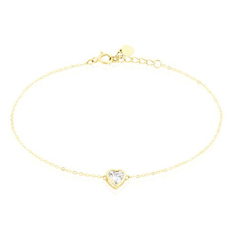 Bracelet Or Jaune Idony Oxyde De Zirconium - Bracelets Femme | Histoire d’Or