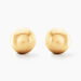 Boucles D'oreilles Puces Fidelia Boule Or Jaune - Clous d'oreilles Femme | Histoire d’Or