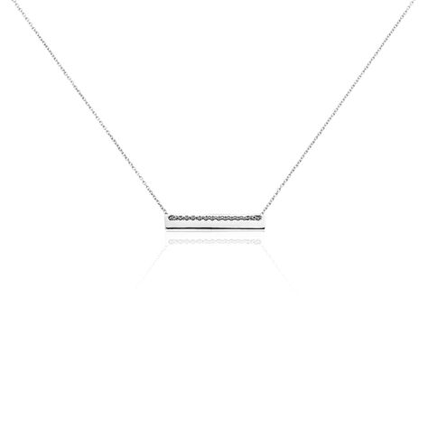 Collier Bronwen Argent Blanc - Colliers fantaisie Femme | Histoire d’Or
