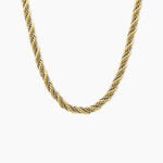 Chaine Baya Acier Bicolore - Chaines Femme | Histoire d&rsquo;Or