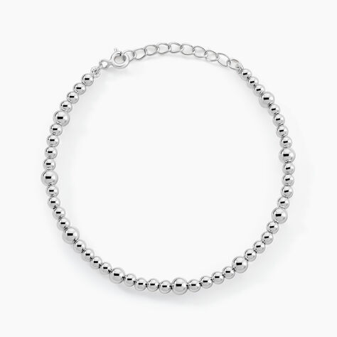 Bracelet Louisette Argent Blanc - Bracelets Femme | Histoire d’Or