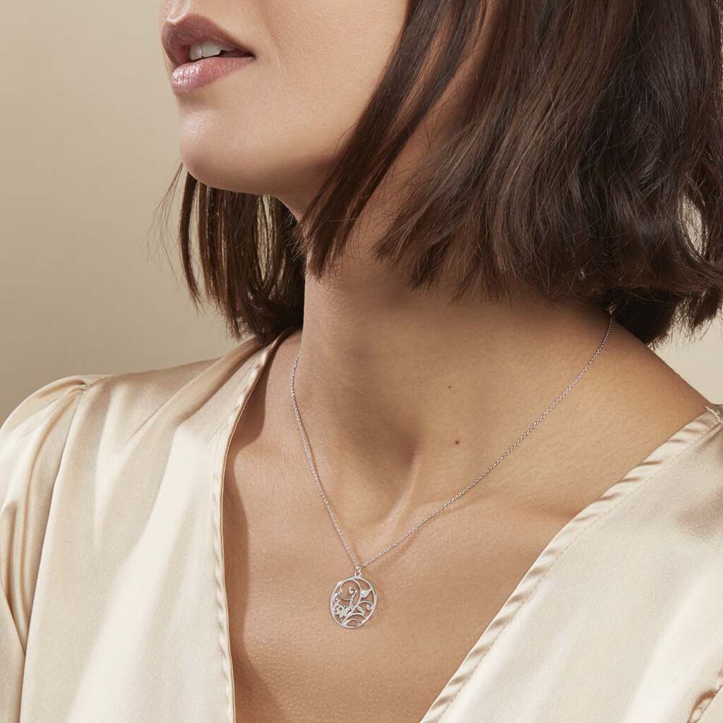 Collier Hita Argent Blanc - Colliers fantaisie Femme | Histoire d’Or
