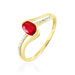 Bague Anja Or Jaune Rubis Et Diamant - Bagues solitaires Femme | Histoire d’Or