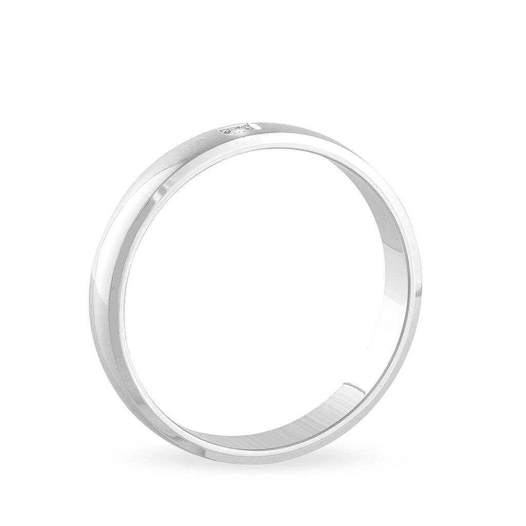 Alliance Celeste Or Blanc Diamant - Alliances Famille | Histoire d’Or