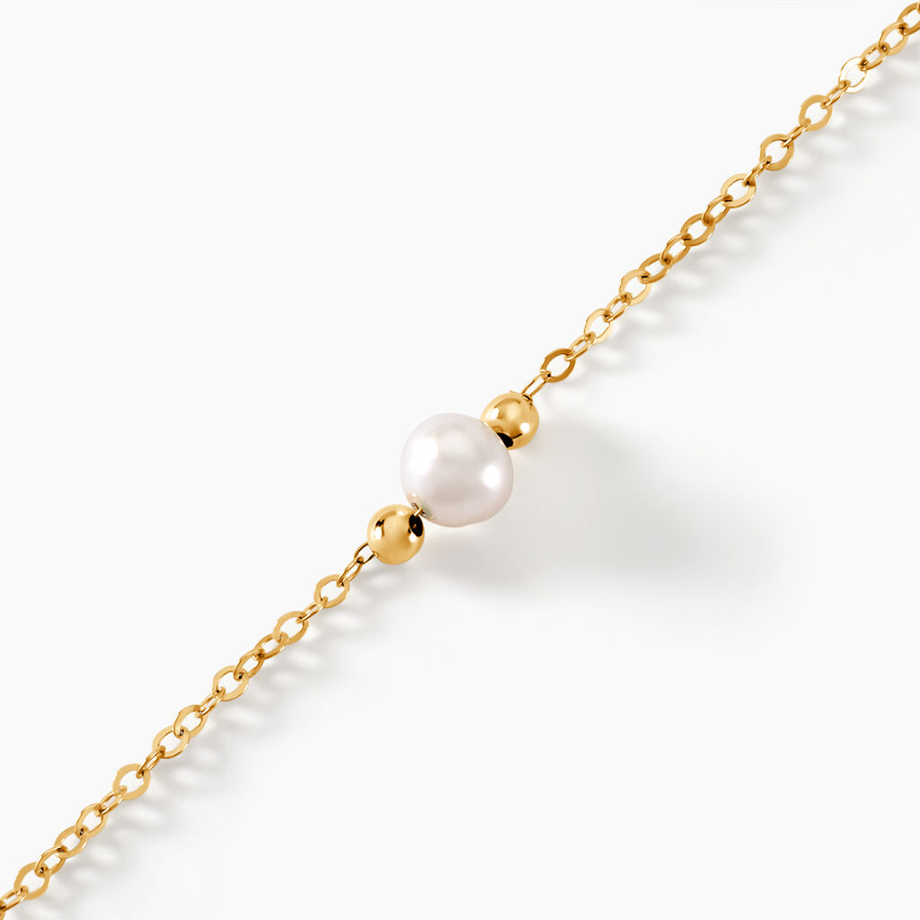Bracelet Cannelle Or Jaune Perle De Culture - Bracelets Femme | Histoire d’Or