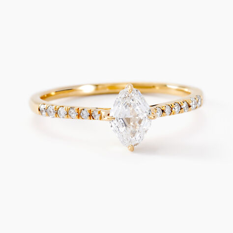 Bague Collection Icone Or Jaune Diamant Synthétique - Bagues solitaires Femme | Histoire d’Or