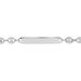Bracelet Identité Carrus Argent Blanc - Gourmettes Femme | Histoire d’Or