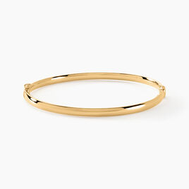 Bracelet Jonc Cynthia Fil Plat Lisse Or Jaune - Bracelets joncs Femme | Histoire d’Or
