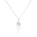 Collier Vrille Accompagnee Or Blanc Diamant - Colliers Femme | Histoire d’Or