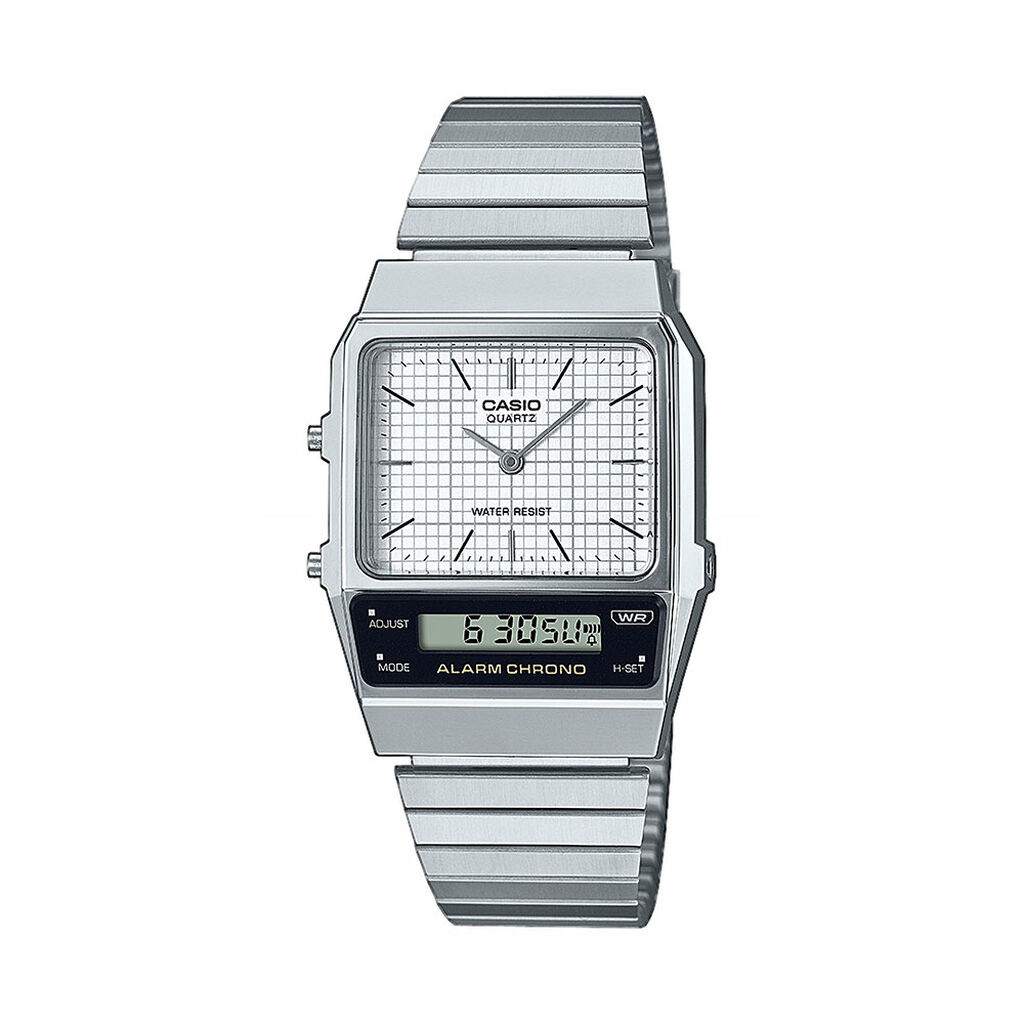 Montre Casio Collection Blanc - Montres Famille | Histoire d’Or