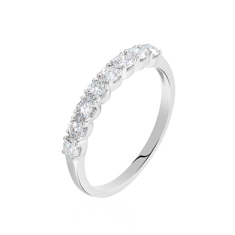 Alliance Eloisa Or Blanc Diamant Synthetique - Alliances Femme | Histoire d&rsquo;Or