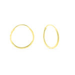 Cr&eacute;oles Valerina Or Jaune - Boucles d'oreilles cr&eacute;oles Femme | Histoire d&rsquo;Or