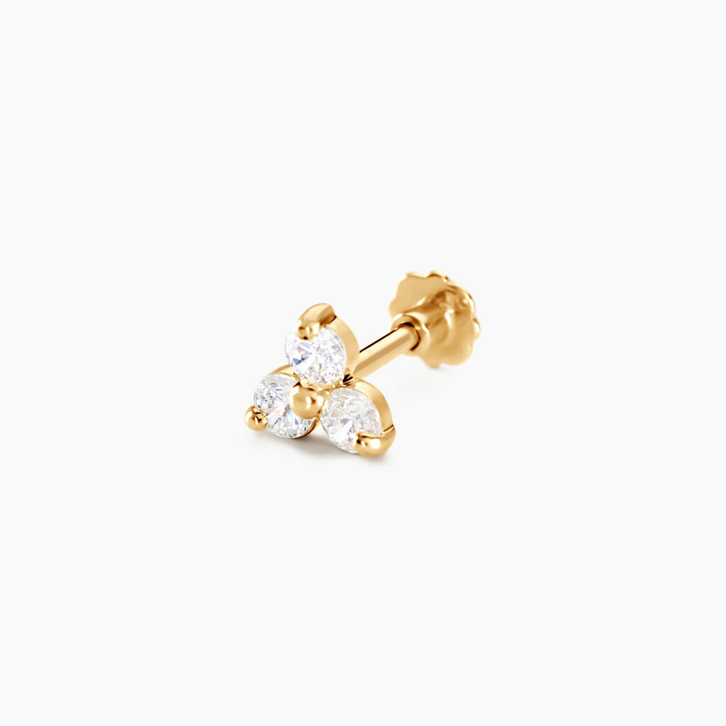 Piercing Nakato Or Jaune Oxyde De Zirconium - Bijoux Femme | Histoire d’Or