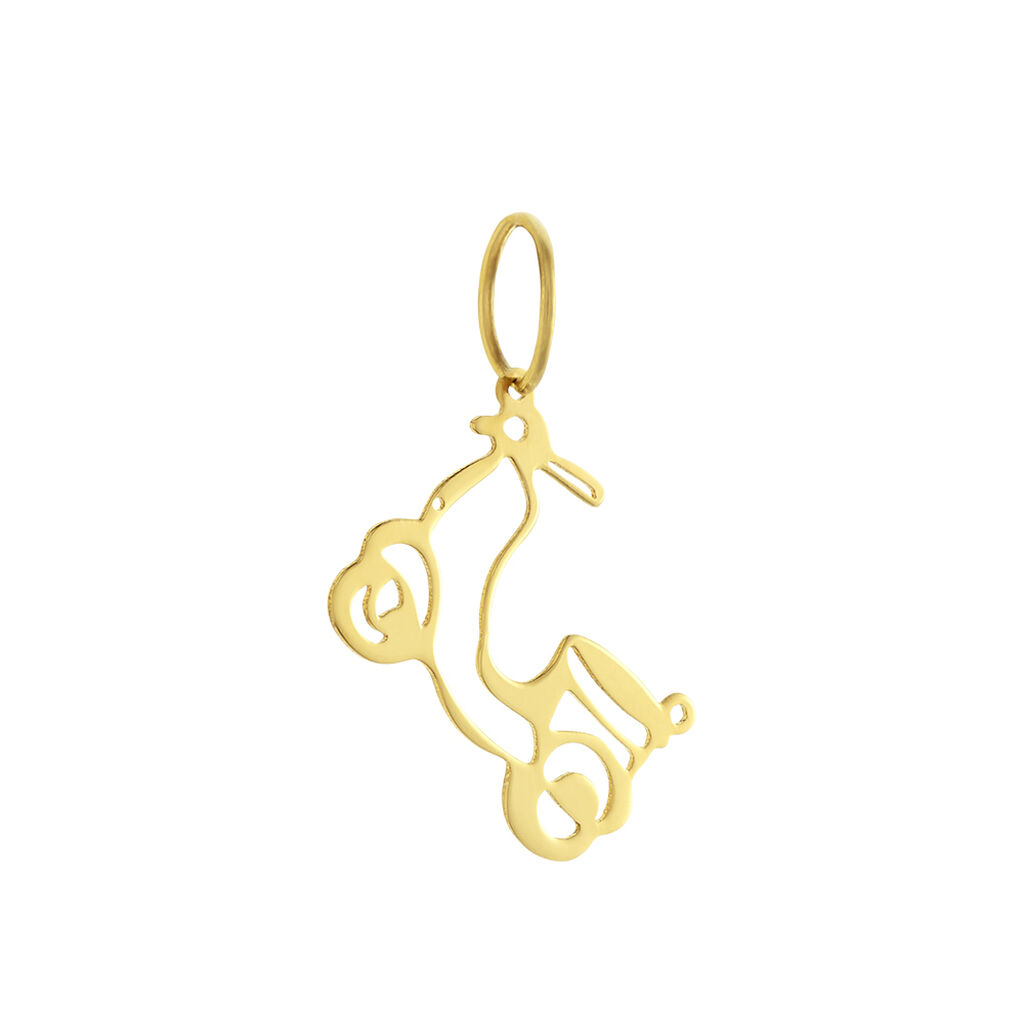 Pendentif Julius Scooter Or Jaune - Pendentifs Famille | Histoire d’Or