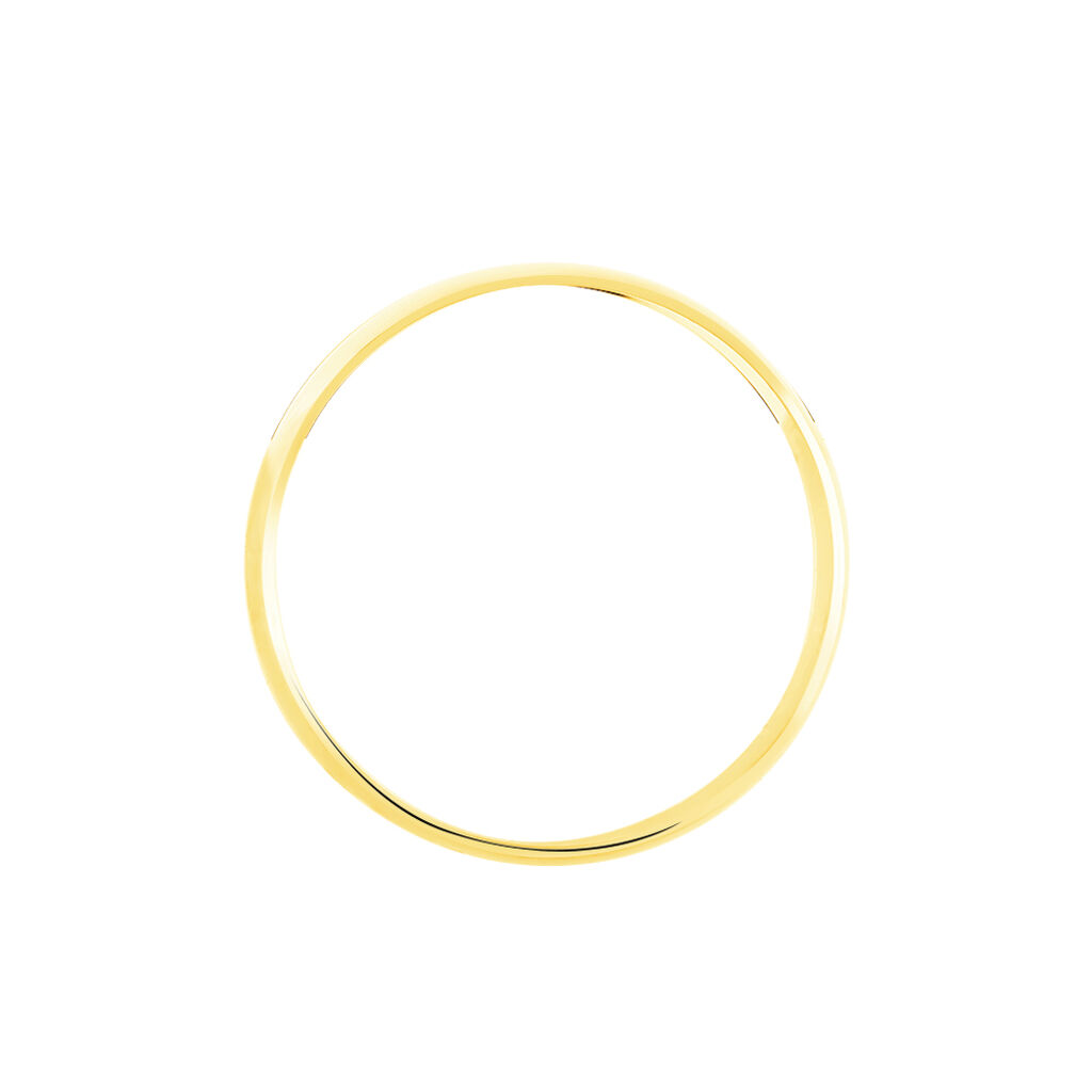 Alliance Demi Jonc Classique Or Jaune - Alliances Famille | Histoire d’Or