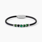 Bracelet Jourdan Caoutchouc Noir - Bracelets Homme | Histoire d&rsquo;Or