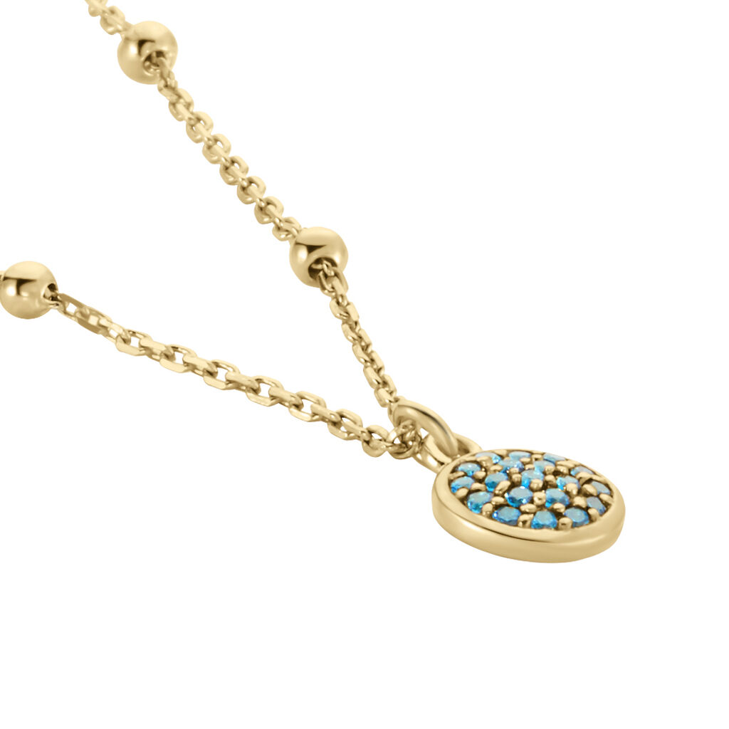 Collier Plaqué Or Jaune Mikayla Oxydes De Zirconium - Colliers fantaisie Femme | Histoire d’Or