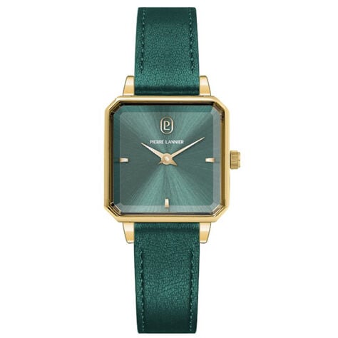 Montre Pierre Lannier Leonor Vert - Montres Femme | Histoire d&rsquo;Or