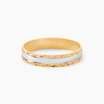 Alliance Janello Or Bicolore - Alliances 18 carats Unisex | Histoire d&rsquo;Or