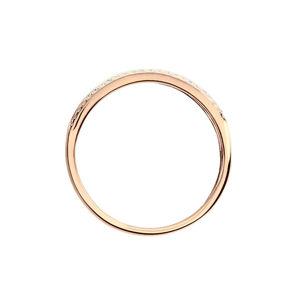 Bague Eugenie Or Rose Diamant - Alliances Femme | Histoire d’Or