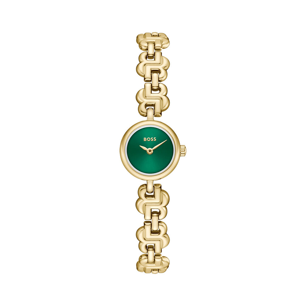 Montre Hugo Boss Double B Dressy Vert - Montres Femme | Histoire d&rsquo;Or