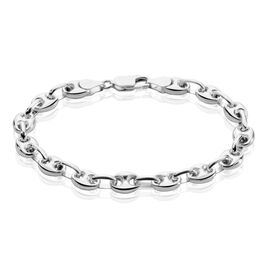 Bracelet Carrus Argent Blanc - Bracelets chaîne Homme | Histoire d’Or